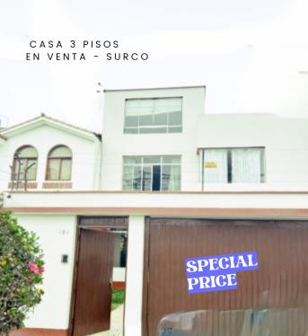 Casa en Venta ubicado en Santiago De Surco a $410,000