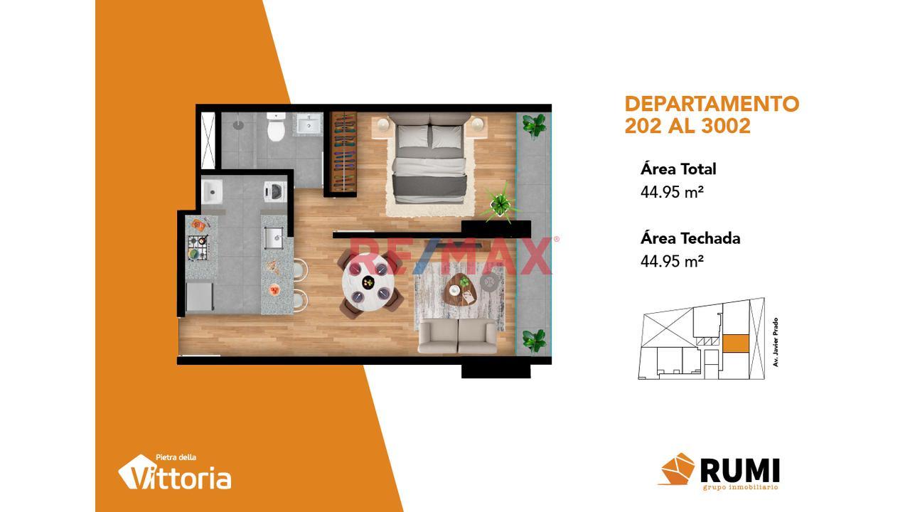 Departamento en Venta ubicado en La Victoria