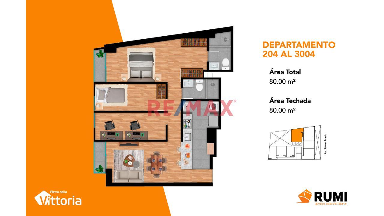 Departamento en Venta ubicado en La Victoria a $131,871