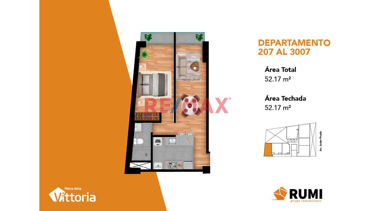 Departamento en Venta ubicado en La Victoria a $79,517