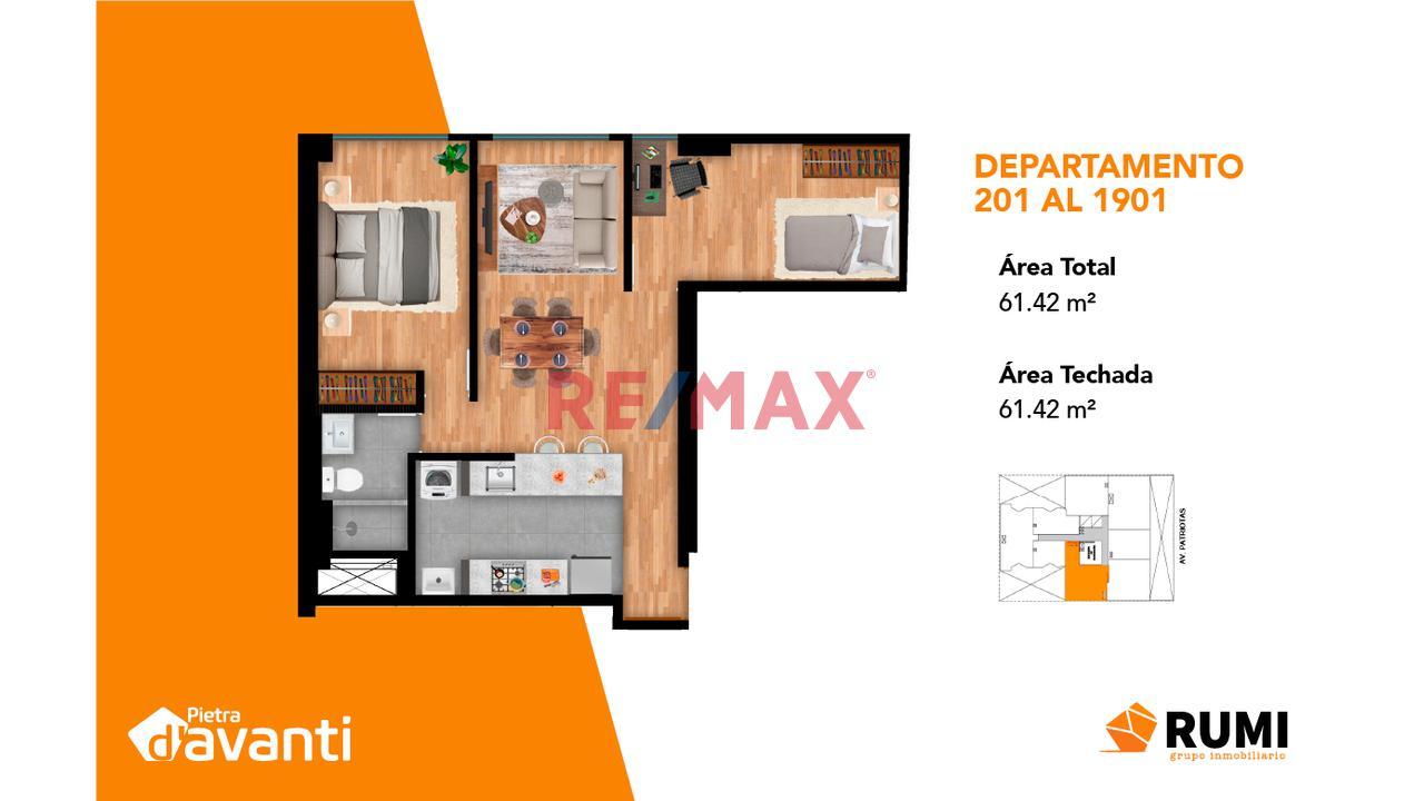 Departamento en Venta ubicado en San Miguel a $105,767