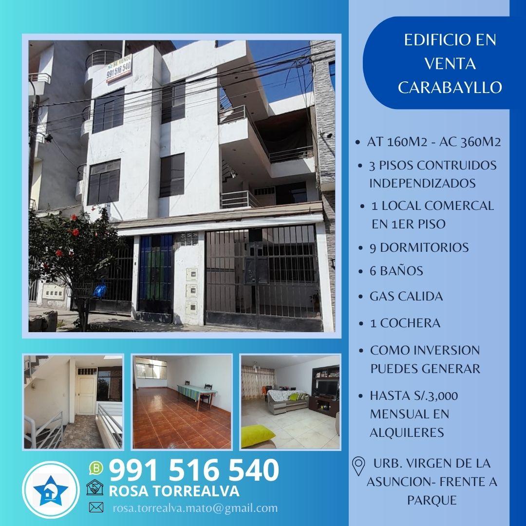 Edificio en Venta ubicado en Carabayllo a $185,000