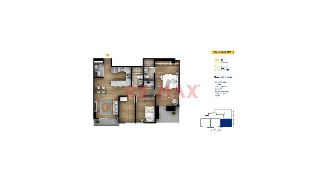 Departamento en Venta ubicado en Jesus Maria