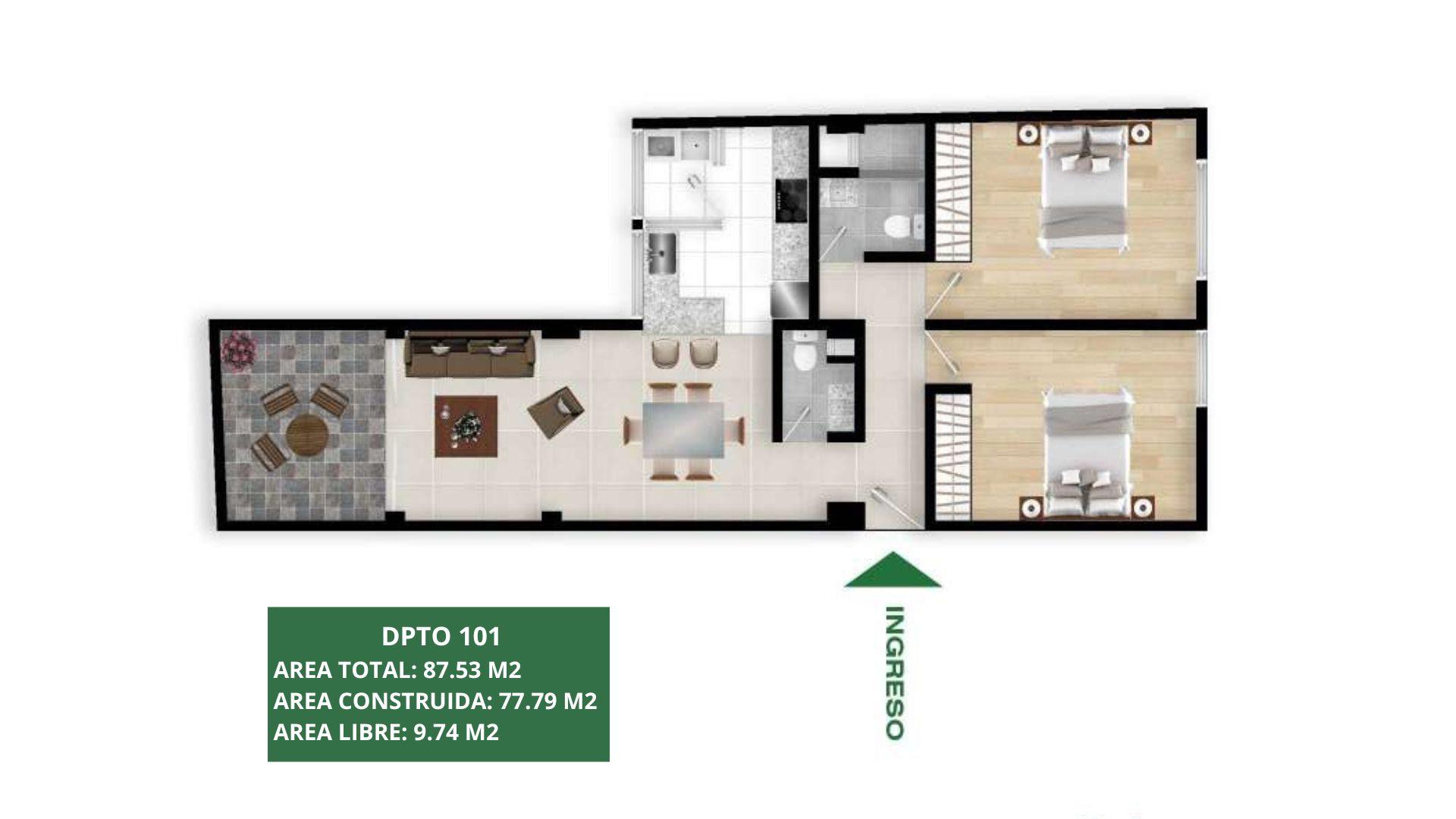 Departamento en Venta ubicado en Arequipa a $130,000