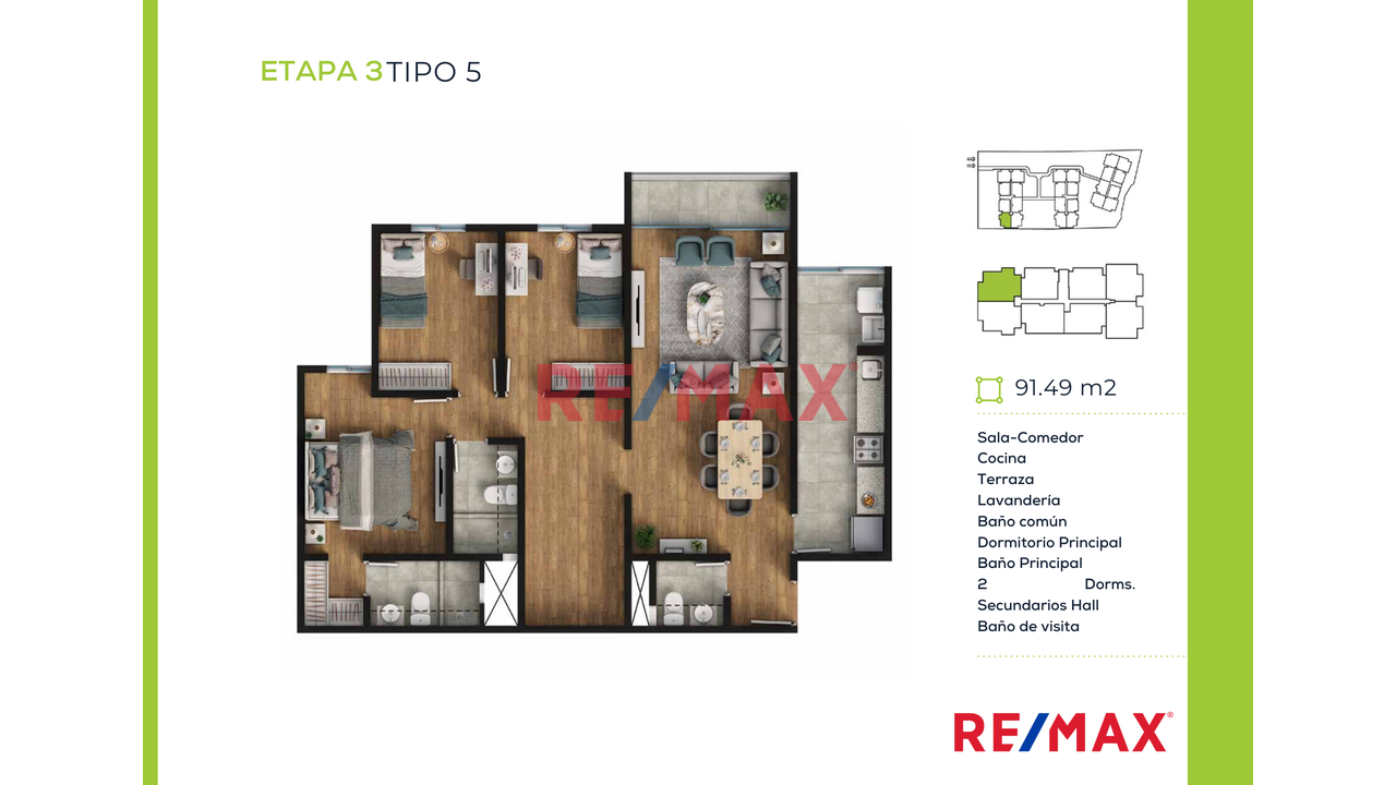 Departamento en Venta ubicado en Cerro Colorado Departamento en Venta ubicado en Cerro Colorado