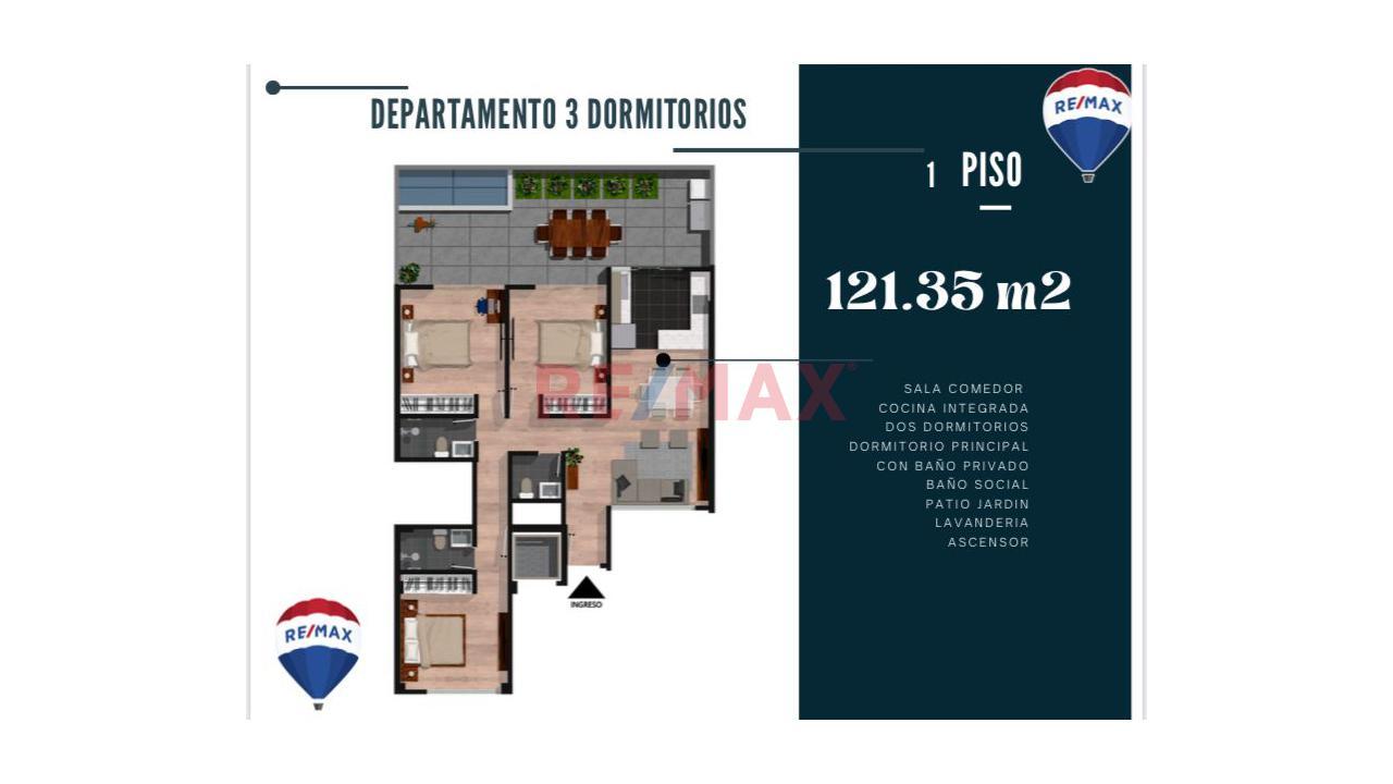 Departamento en Venta ubicado en Cerro Colorado Departamento en Venta ubicado en Cerro Colorado