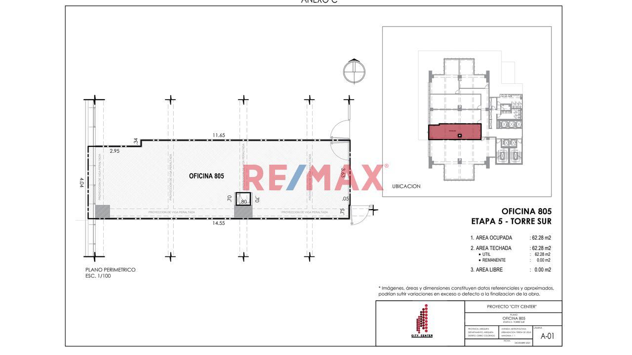 Oficina en Venta ubicado en Cerro Colorado Oficina en Venta ubicado en Cerro Colorado
