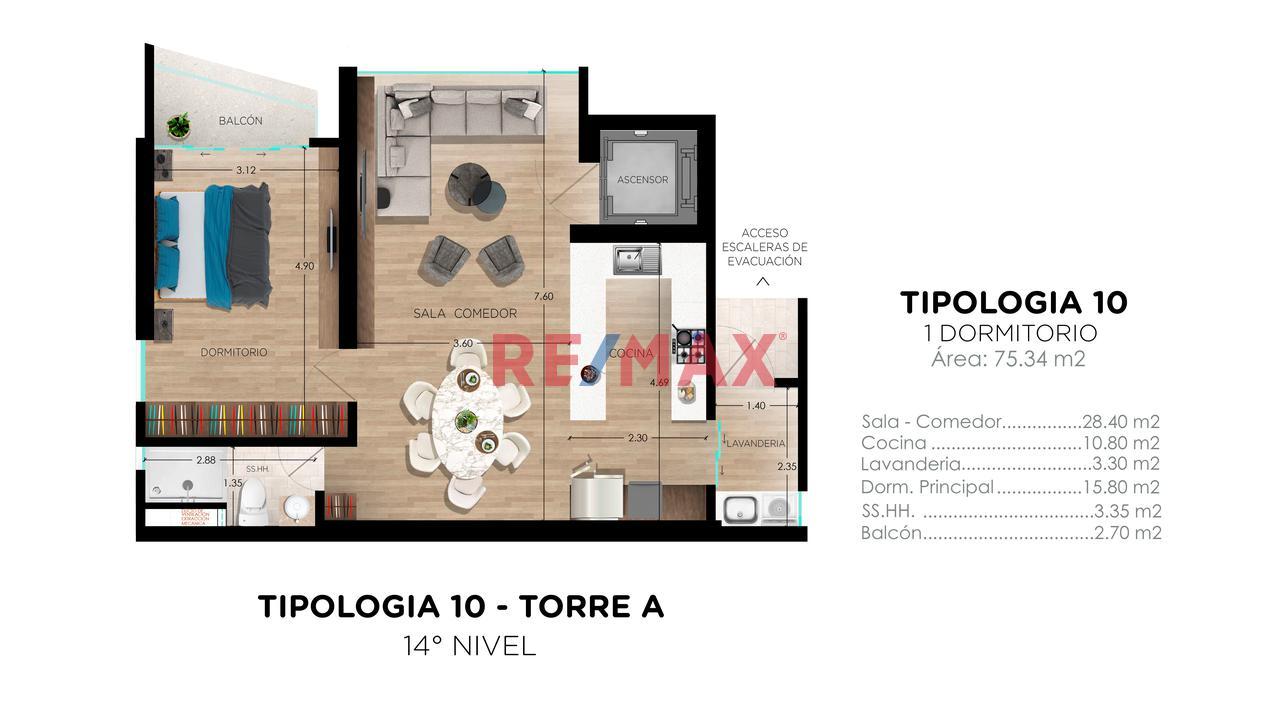 Departamento en Venta ubicado en Cerro Colorado Departamento en Venta ubicado en Cerro Colorado