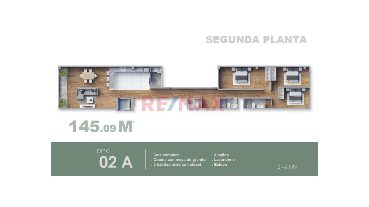 Departamento en Venta ubicado en Los Andenes Departamento en Venta ubicado en Los Andenes