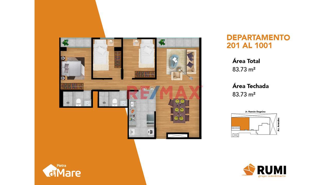 Departamento en Venta ubicado en Jesus Maria
