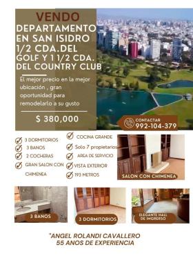 Departamento en Venta ubicado en San Isidro a $380,000
