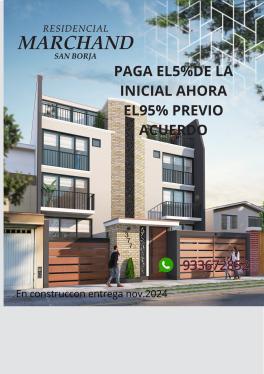 Departamento en Venta ubicado en San Borja a $240,000