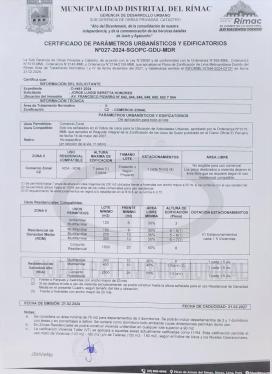 Terreno barato en Venta en Rimac