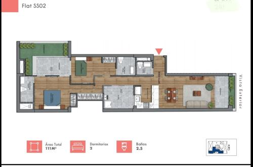 Departamento de ocasión ubicado en Miraflores