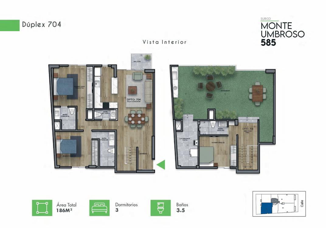 Departamento en Venta ubicado en Santiago De Surco a $360,725