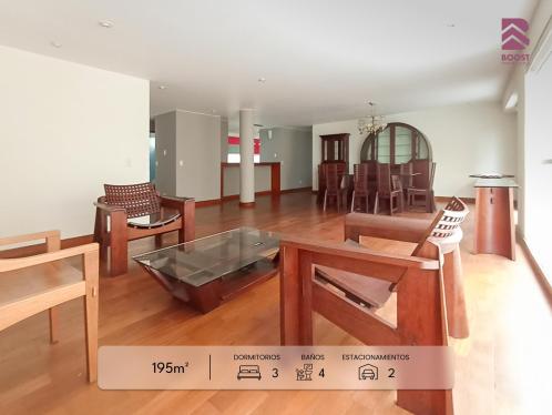 Departamento de 3 dormitorios y 4 baños ubicado en Santiago De Surco