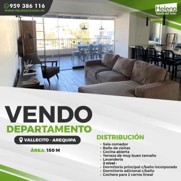 Departamento de 2 dormitorios y 2 baños ubicado en Arequipa