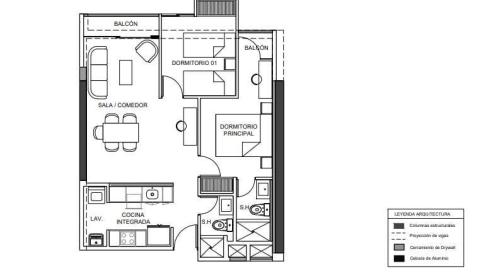 Departamento a $122,000