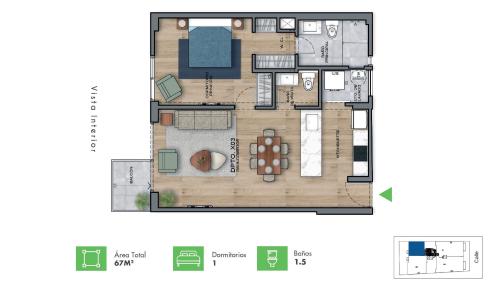 Departamento en Venta ubicado en Santiago De Surco