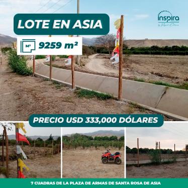 Terreno en Venta ubicado en Asia a $333,000