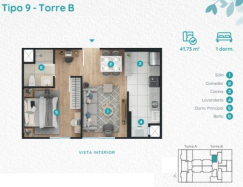 Departamento en Venta ubicado en Breña a $77,000