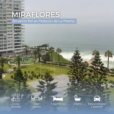 Departamento en Venta ubicado en Miraflores a $299,000