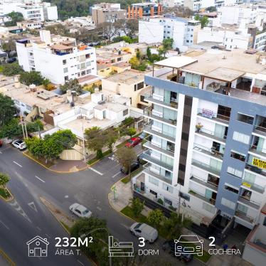 Departamento de 3 dormitorios ubicado en Miraflores Departamento de 3 dormitorios ubicado en Miraflores