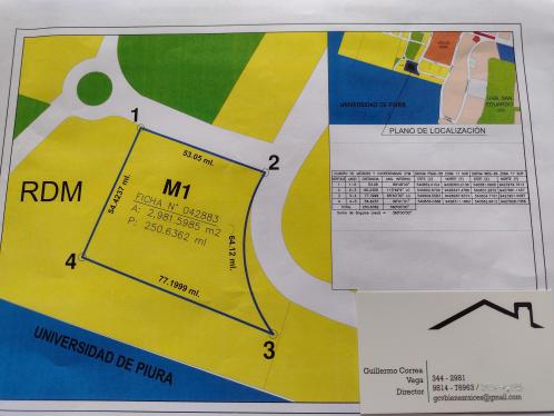 Terreno en Venta ubicado en Piura a $2,087,113