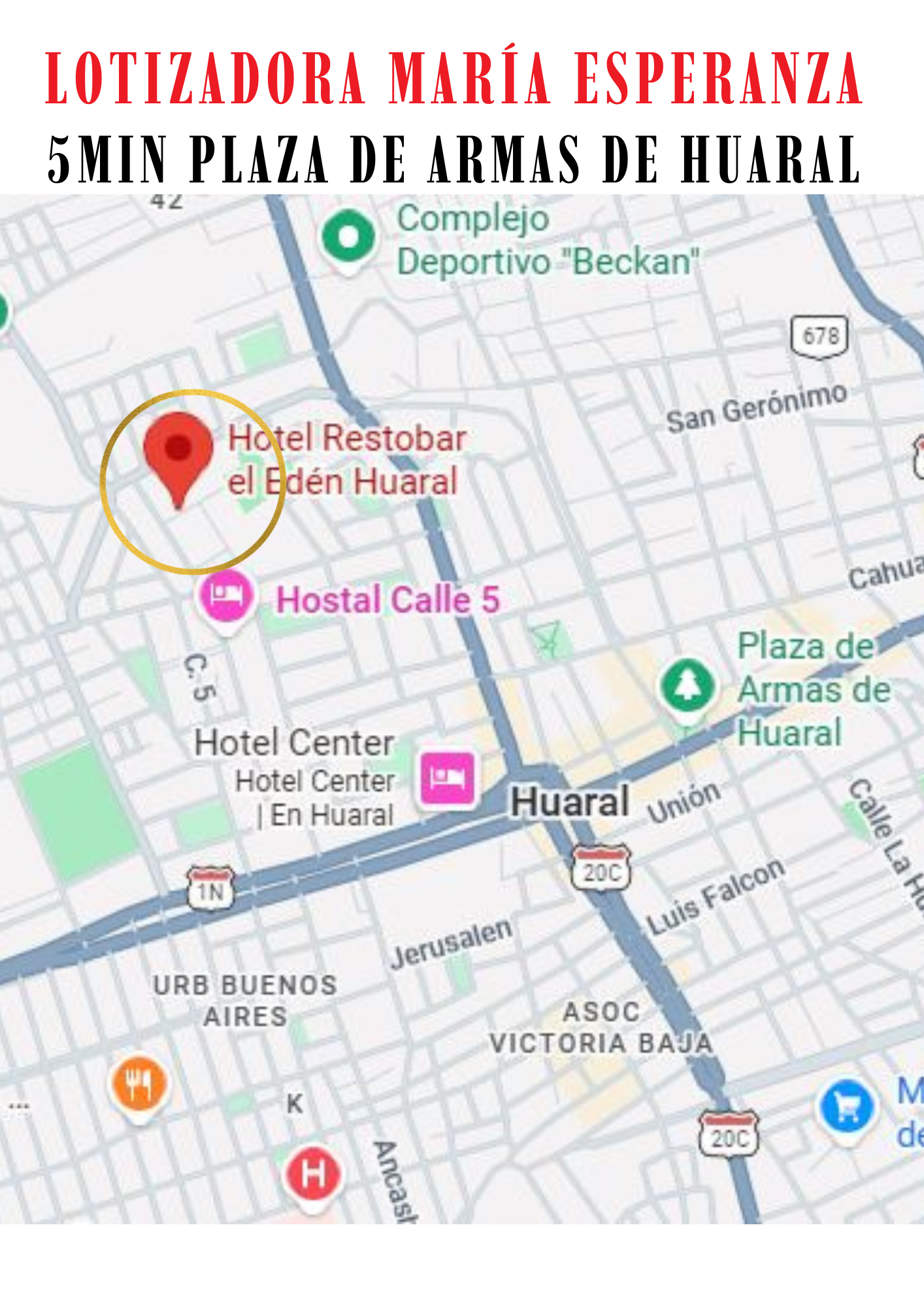 Terreno en Venta ubicado en Huaral Terreno en Venta ubicado en Huaral