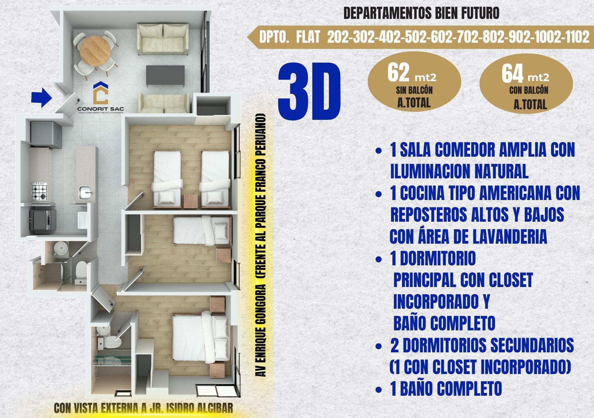 Departamento en venta en San Martín de Porres