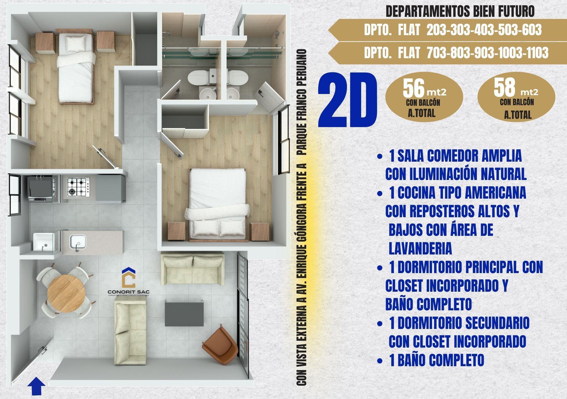 Departamento en venta en San Martín de Porres
