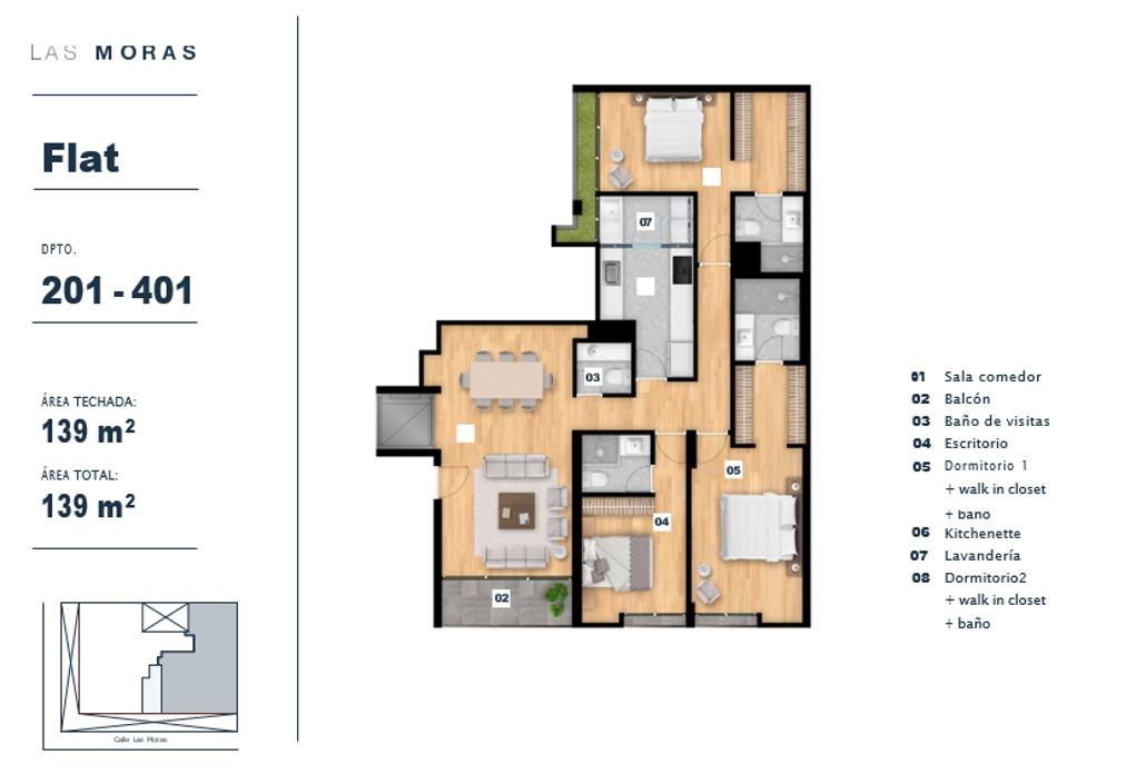 Departamento en venta en Miraflores