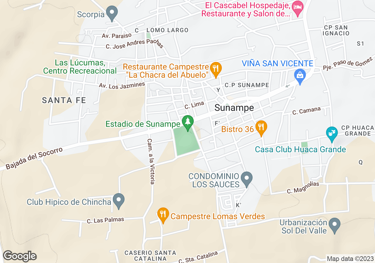 Terreno en venta en Sunampe