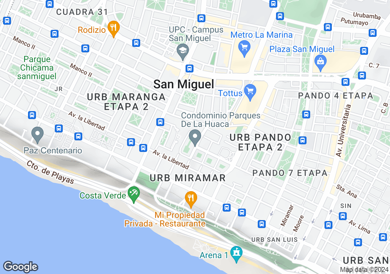 Departamento en alquiler en San Miguel