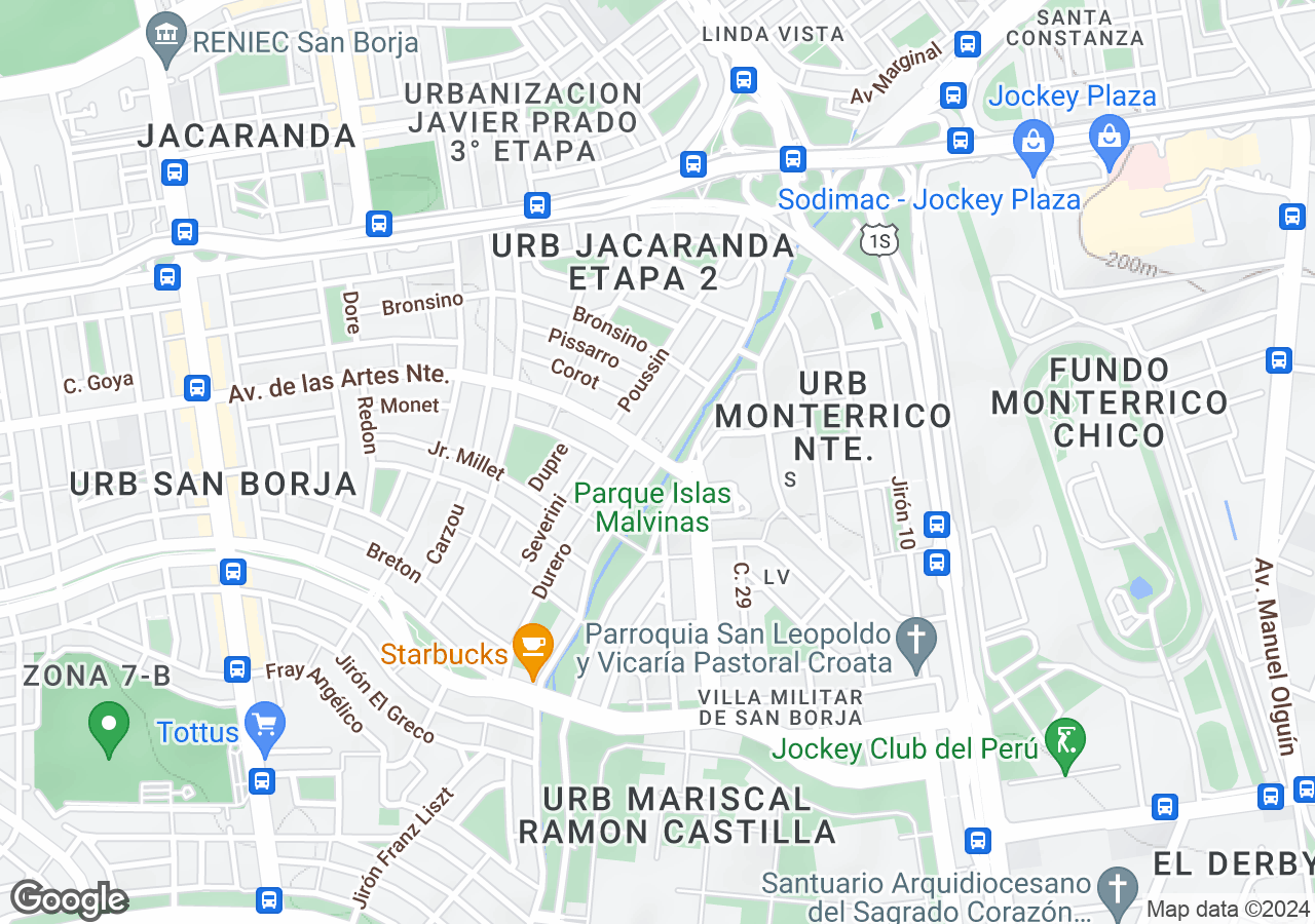 Departamento en venta en San Borja