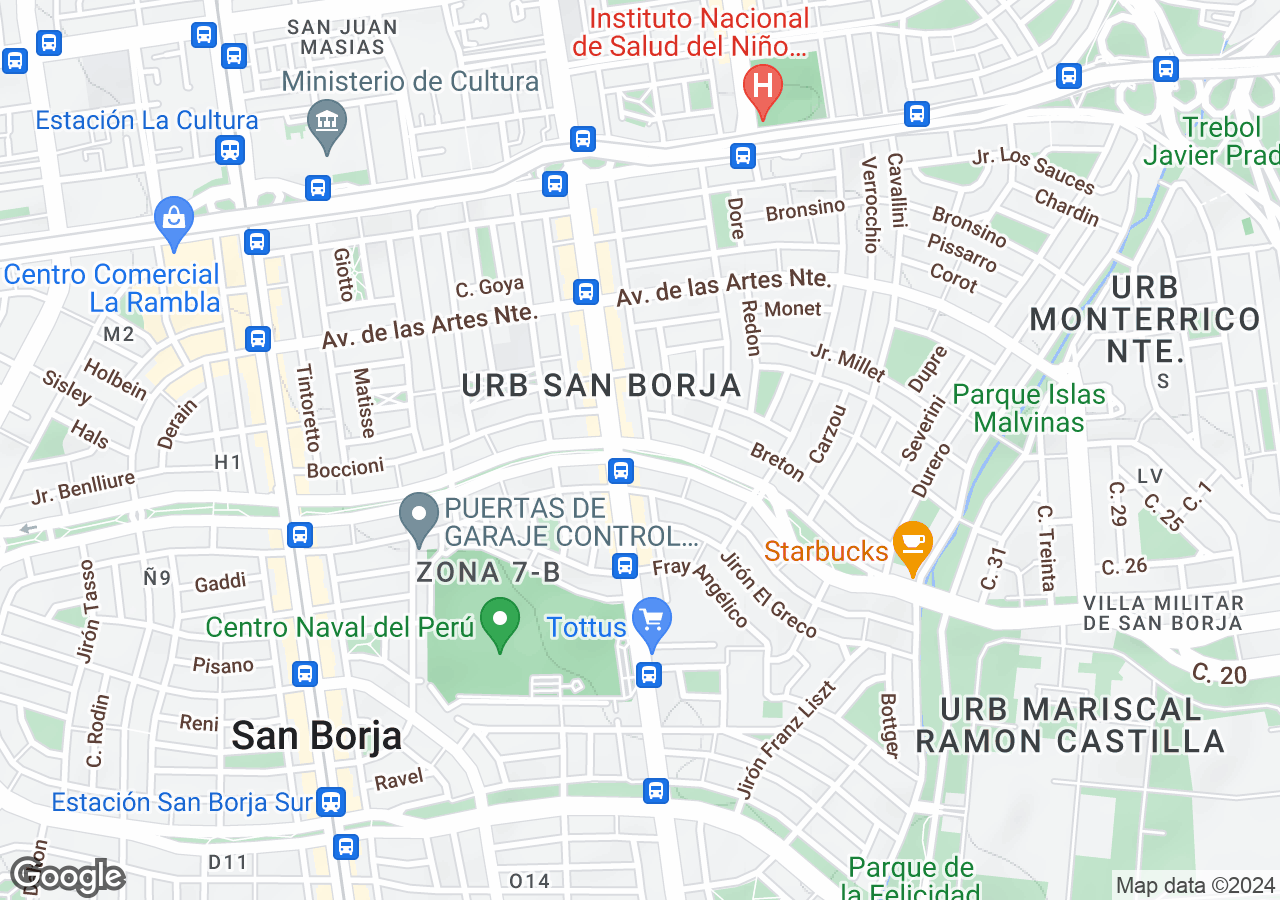 Departamento en venta en San Borja