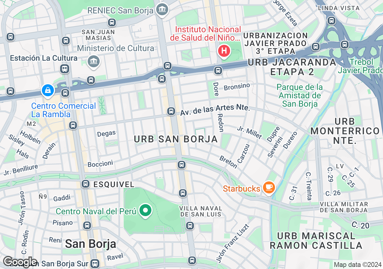 Departamento en venta en San Borja