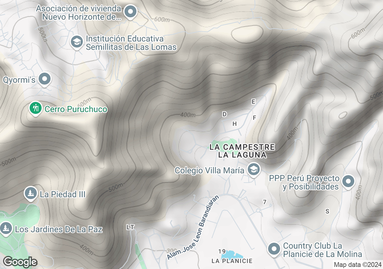 Terreno en venta en La Molina